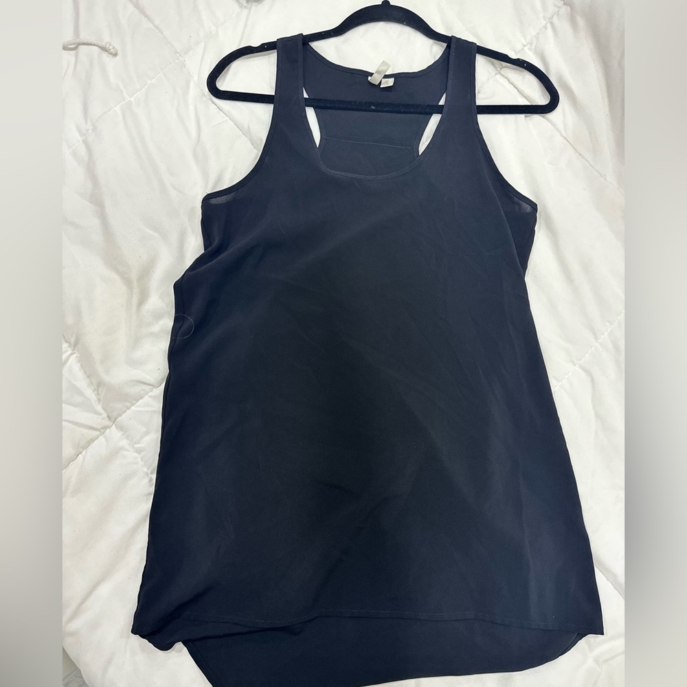 Black sleeveless blouse size small